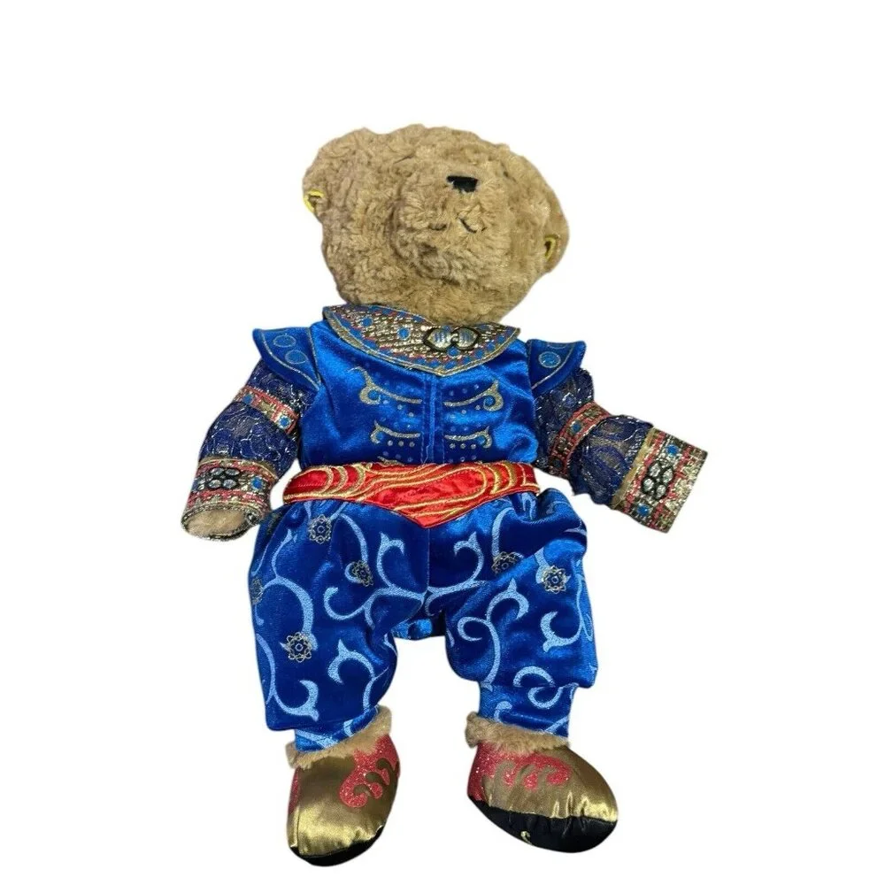 DISNEY ALADDIN THE MUSICAL GENIE‎ TEDDY BEAR EXCLUSIVE PLUSH CUDDLY SOFT TOY